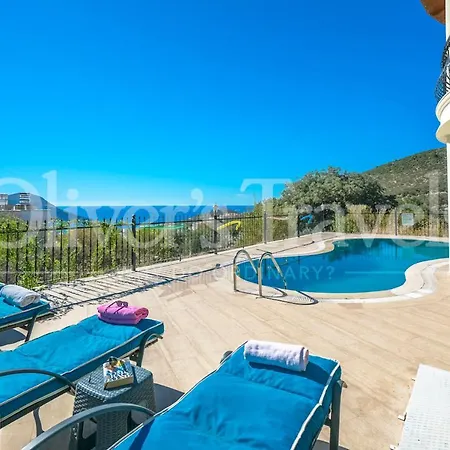 Vila Sleeps 6 Pool Air Con Wifi Kalkan